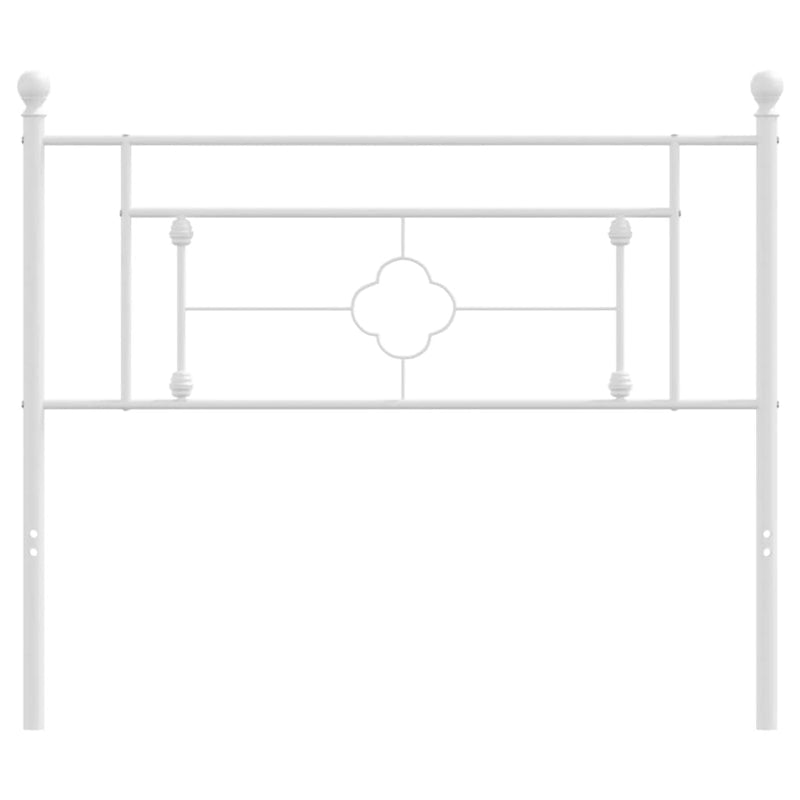 vidaXL fehér fém fejtámla 107 cm