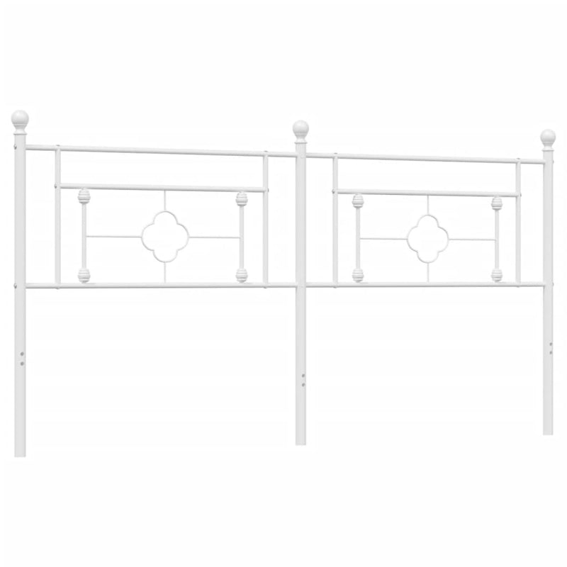 vidaXL fehér fém fejtámla 180 cm