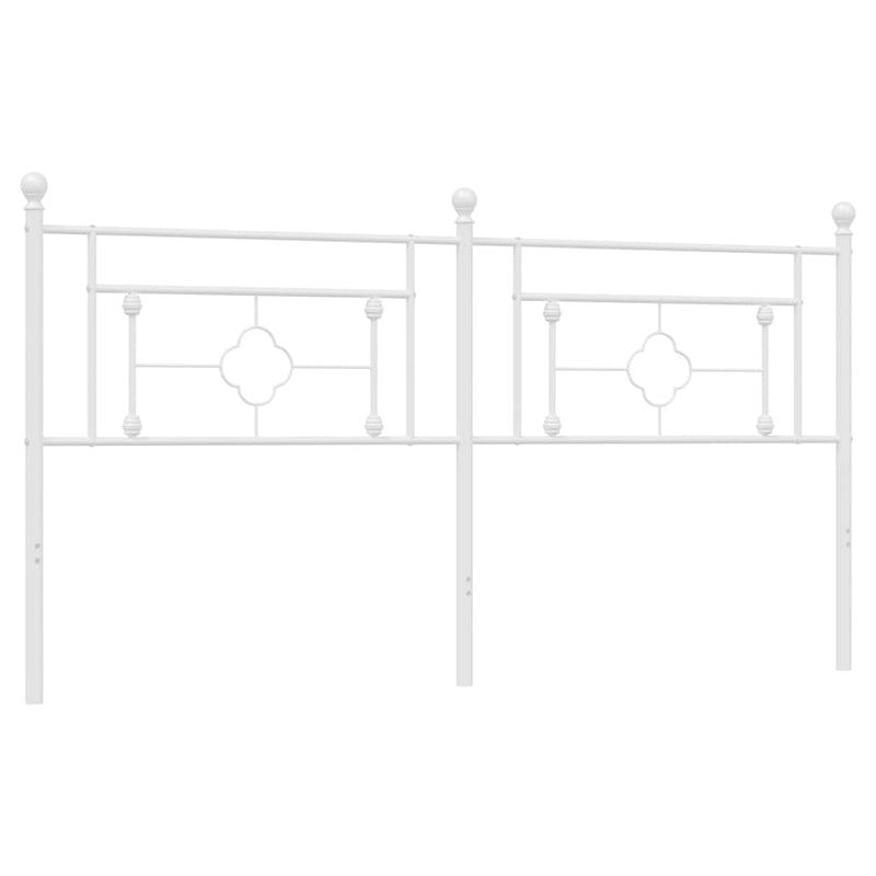 vidaXL fehér fém fejtámla 180 cm