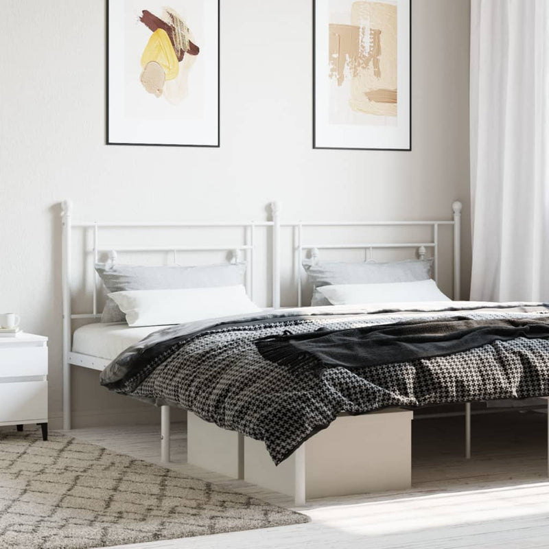 vidaXL fehér fém fejtámla 193 cm