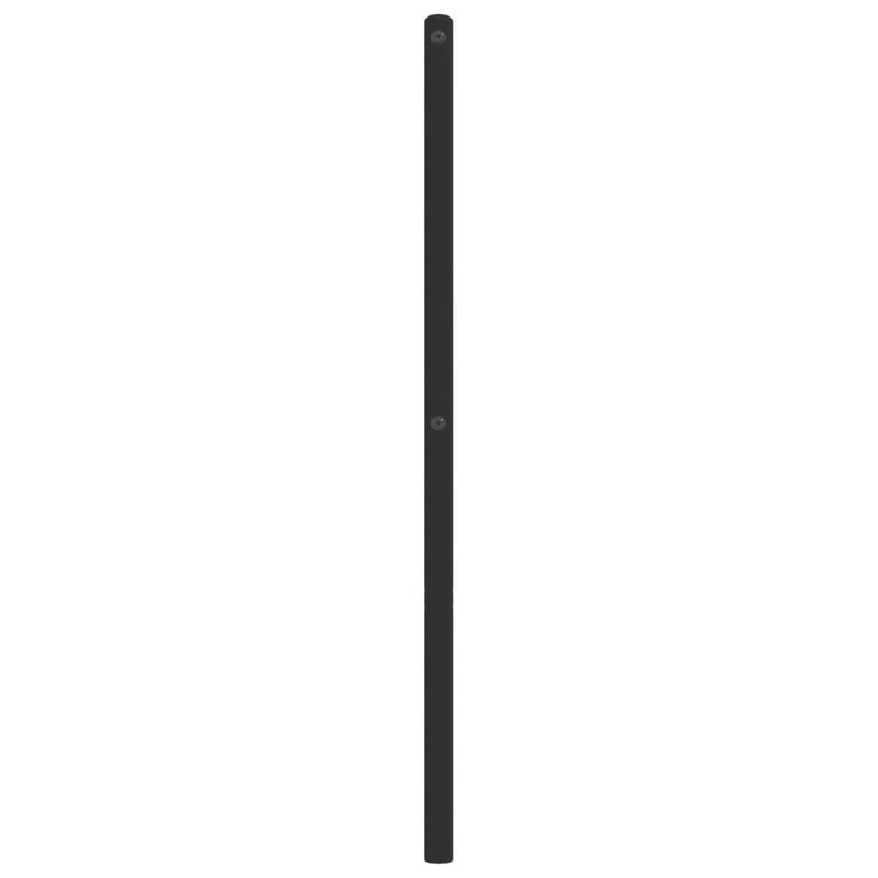 vidaXL fekete fém fejtámla 193 cm
