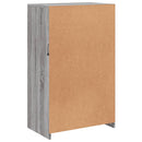 vidaXL szürke sonoma színű szerelt fa tálalószekrény LED-világítással