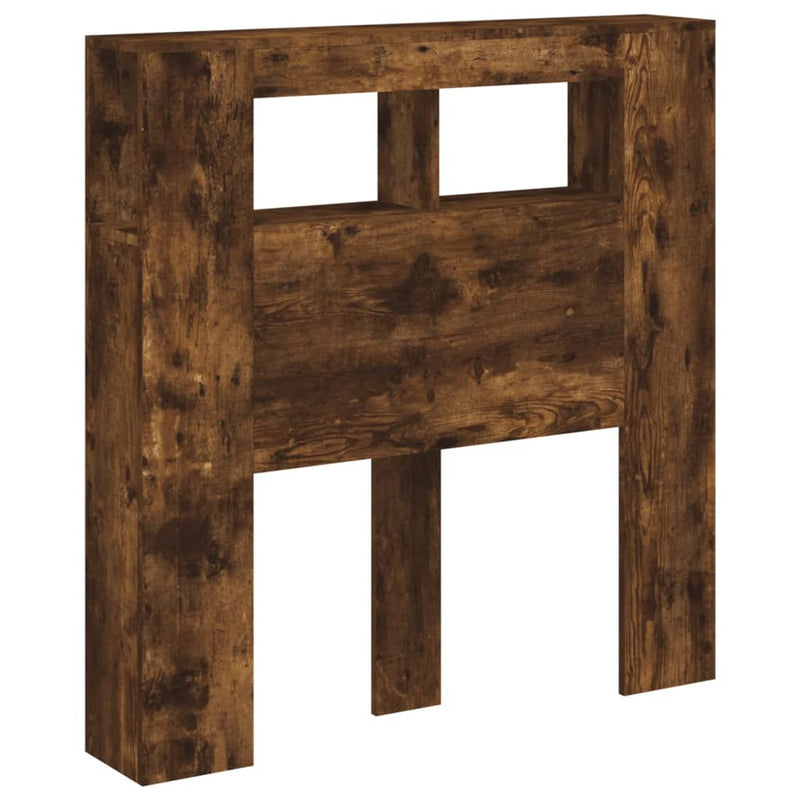 vidaXL sonoma tölgy színű szerelt fa LED-es fejtámla 100x18,5x103,5 cm