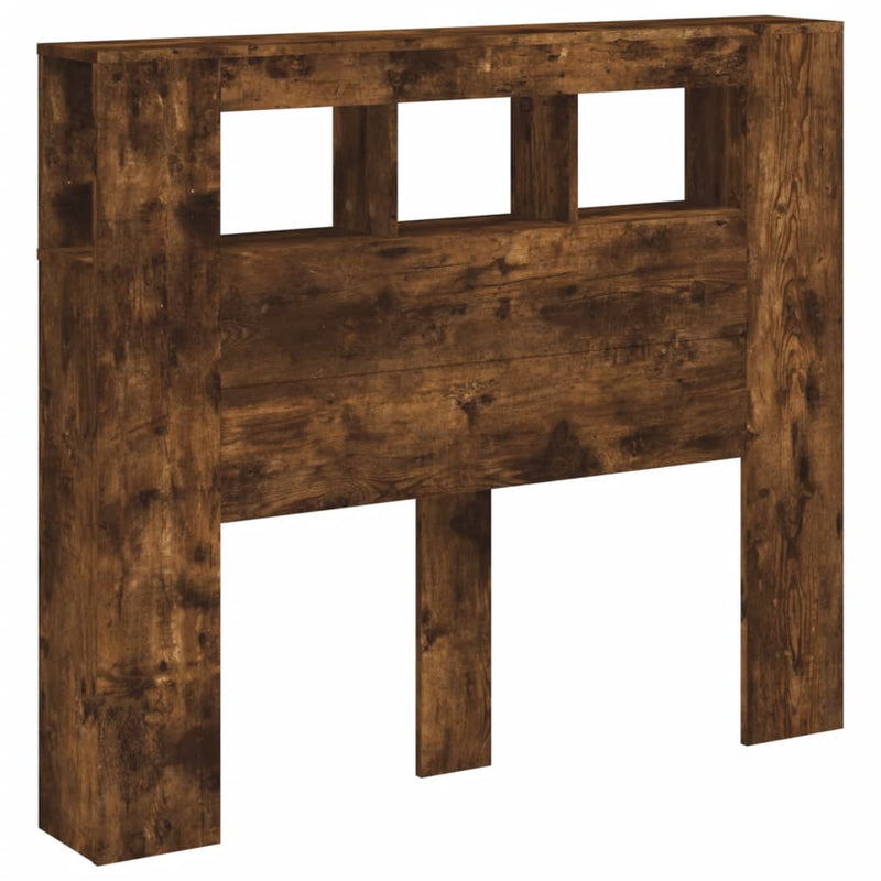 vidaXL sonoma tölgy színű szerelt fa LED-es fejtámla 120x18,5x103,5 cm