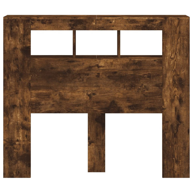 vidaXL sonoma tölgy színű szerelt fa LED-es fejtámla 120x18,5x103,5 cm