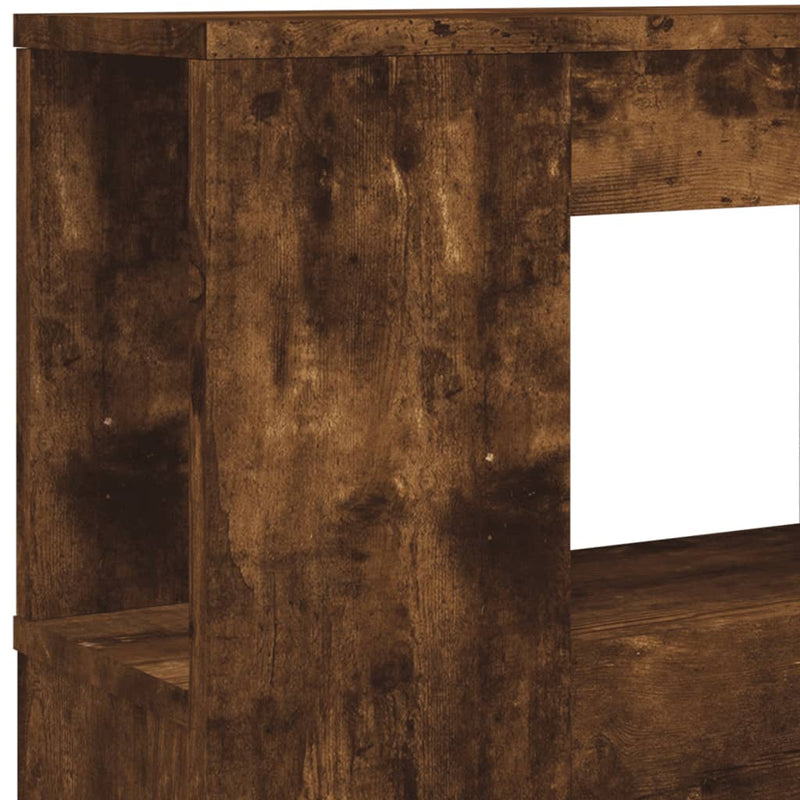vidaXL sonoma tölgy színű szerelt fa LED-es fejtámla 120x18,5x103,5 cm