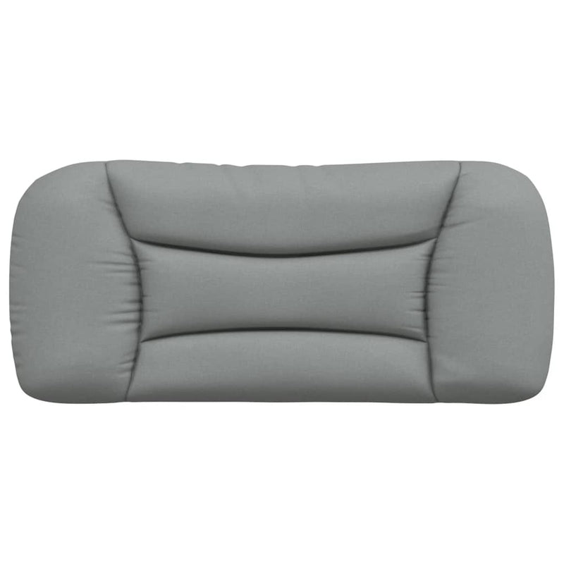vidaXL világosszürke szövet fejtámla párna 80 cm