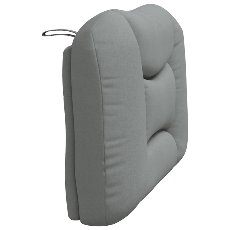 vidaXL világosszürke szövet fejtámla párna 80 cm