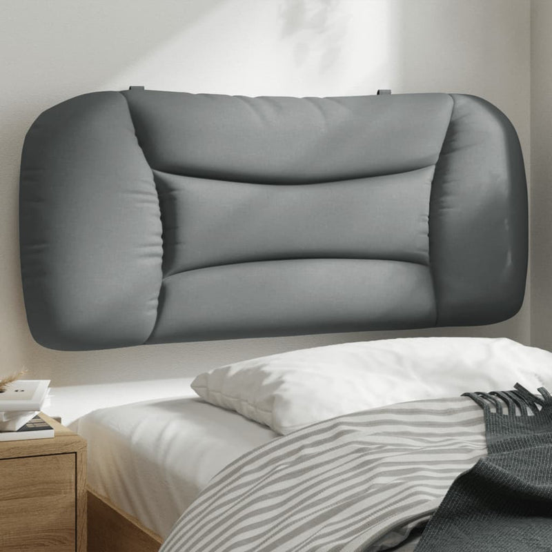 vidaXL világosszürke szövet fejtámla párna 80 cm
