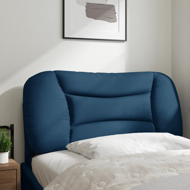 vidaXL kék szövet fejtámla párna 80 cm
