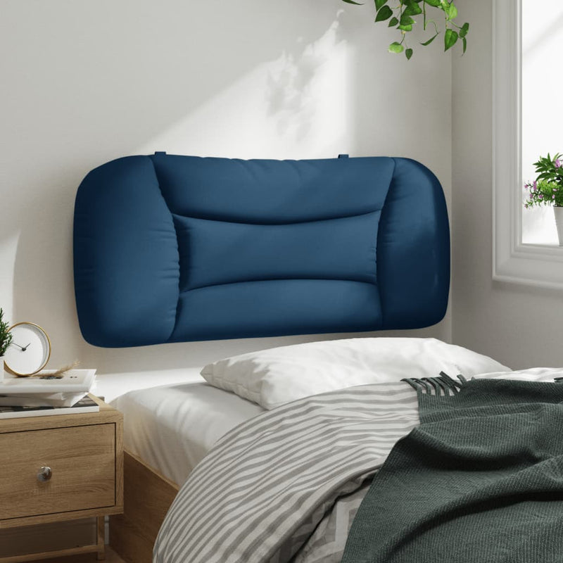 vidaXL kék szövet fejtámla párna 80 cm