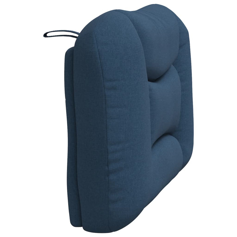 vidaXL kék szövet fejtámla párna 80 cm
