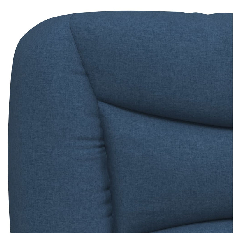 vidaXL kék szövet fejtámla párna 80 cm
