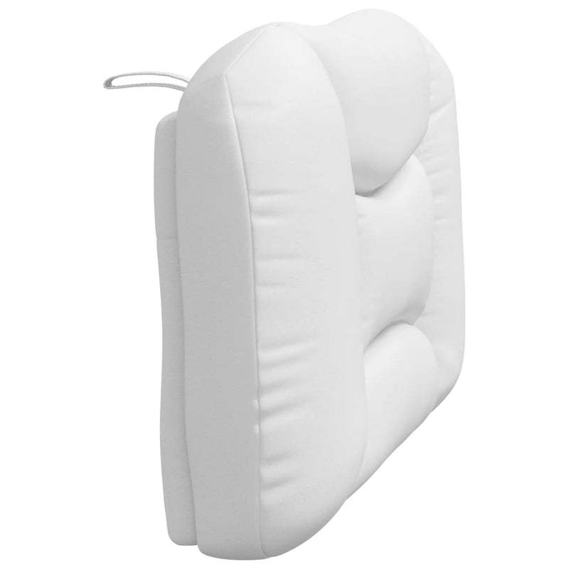 vidaXL fehér műbőr fejtámla párna 80 cm