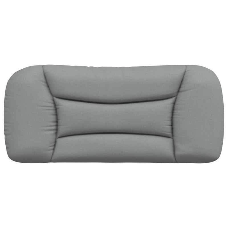 vidaXL világosszürke szövet fejtámla párna 90 cm
