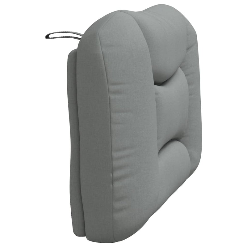 vidaXL világosszürke szövet fejtámla párna 90 cm