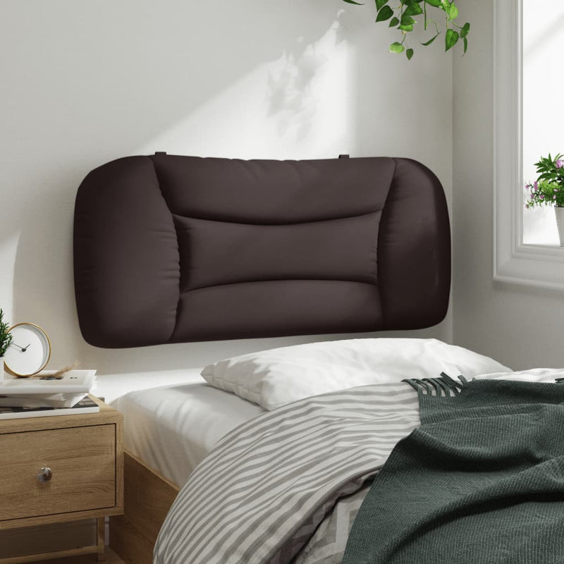 vidaXL sötétbarna szövet fejtámla párna 90 cm