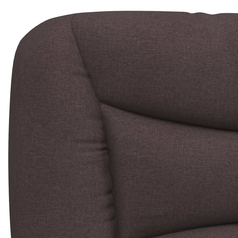 vidaXL sötétbarna szövet fejtámla párna 90 cm