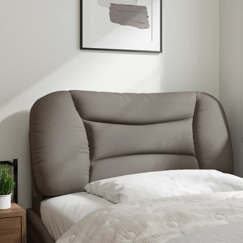 vidaXL tópszínű szövet fejtámla párna 90 cm