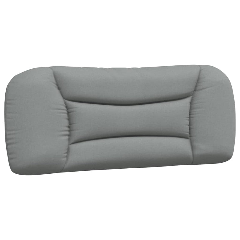 vidaXL világosszürke szövet fejtámla párna 100 cm