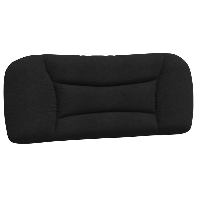 vidaXL fekete szövet fejtámla párna 100 cm