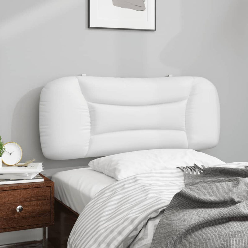 vidaXL fehér műbőr fejtámla párna 100 cm