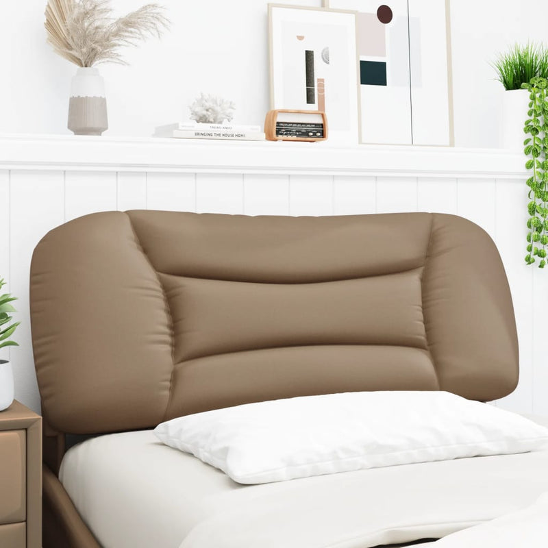 vidaXL cappuccino színű műbőr fejtámla párna 100 cm
