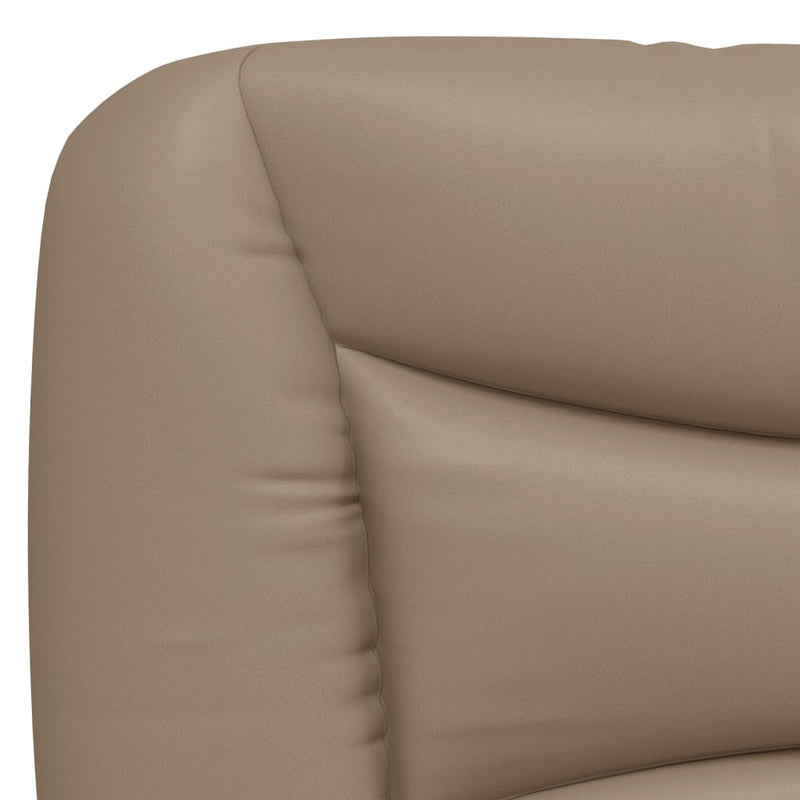 vidaXL cappuccino színű műbőr fejtámla párna 100 cm