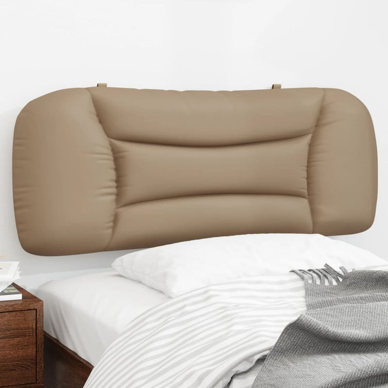 vidaXL cappuccino színű műbőr fejtámla párna 100 cm
