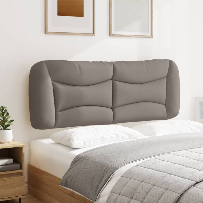 vidaXL tópszínű szövet fejtámla párna 120 cm