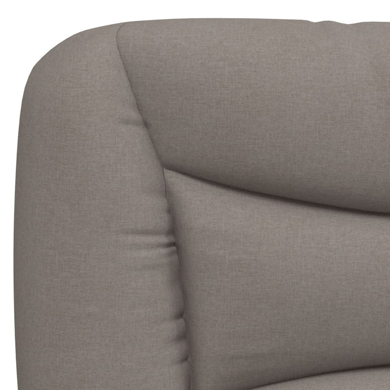 vidaXL tópszínű szövet fejtámla párna 120 cm