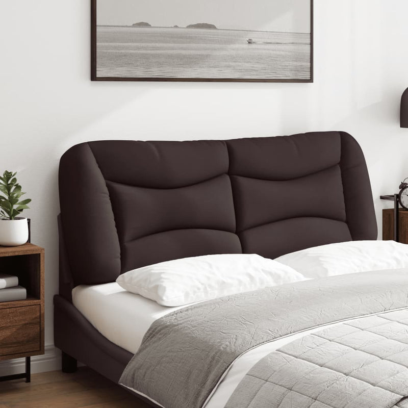vidaXL sötétbarna szövet fejtámla párna 140 cm