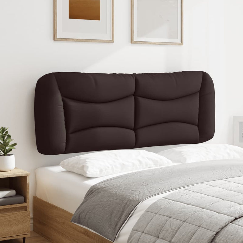 vidaXL sötétbarna szövet fejtámla párna 140 cm
