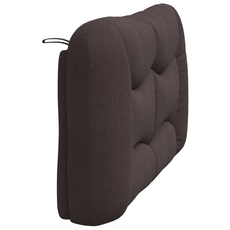 vidaXL sötétbarna szövet fejtámla párna 140 cm