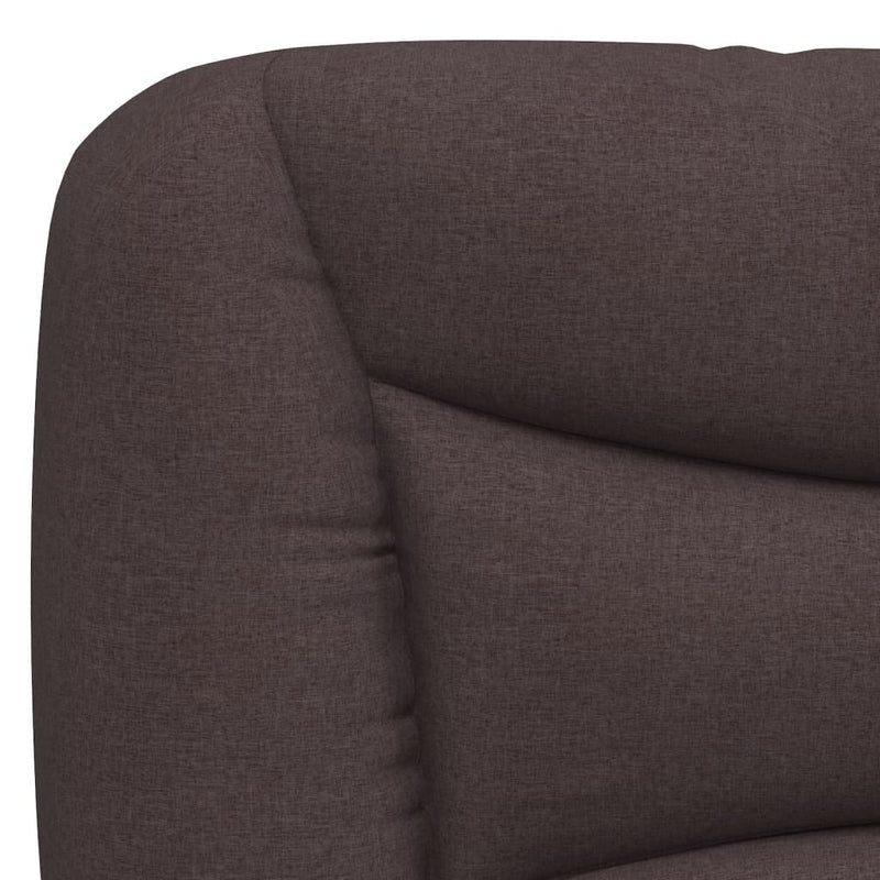 vidaXL sötétbarna szövet fejtámla párna 140 cm