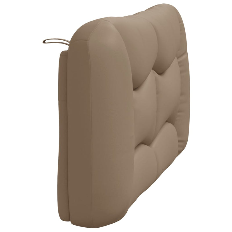 vidaXL cappuccino színű műbőr fejtámla párna 140 cm
