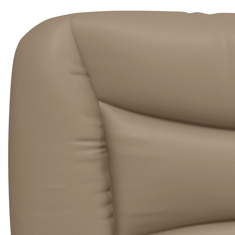 vidaXL cappuccino színű műbőr fejtámla párna 140 cm