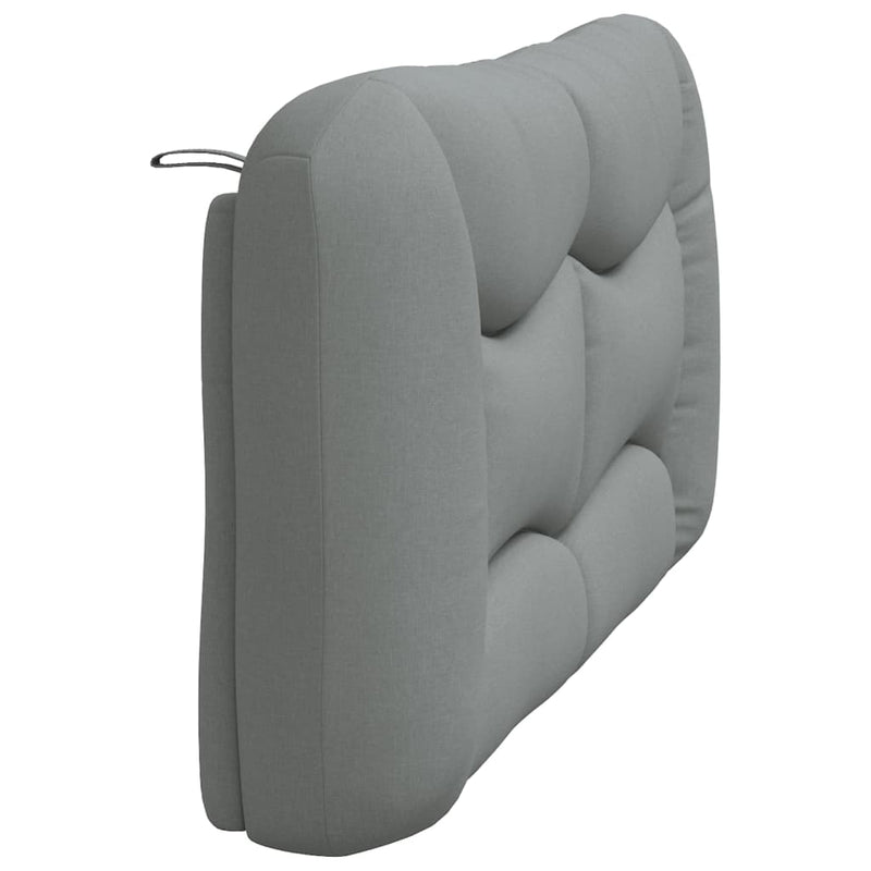 vidaXL világosszürke szövet fejtámla párna 160 cm
