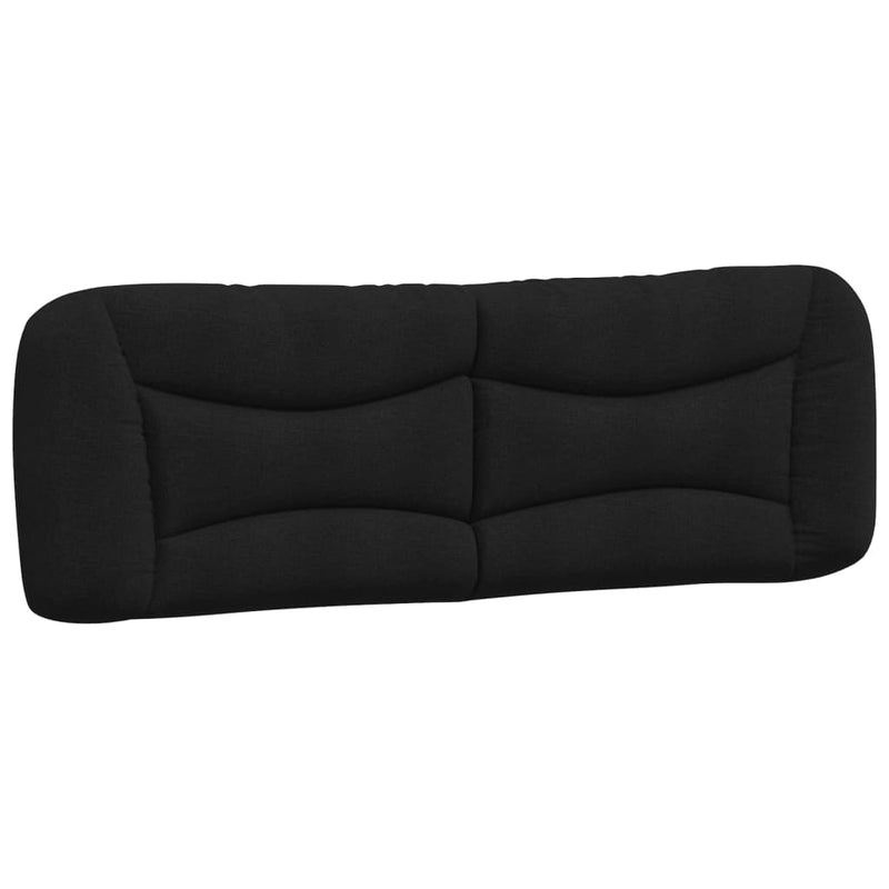 vidaXL fekete szövet fejtámla párna 160 cm