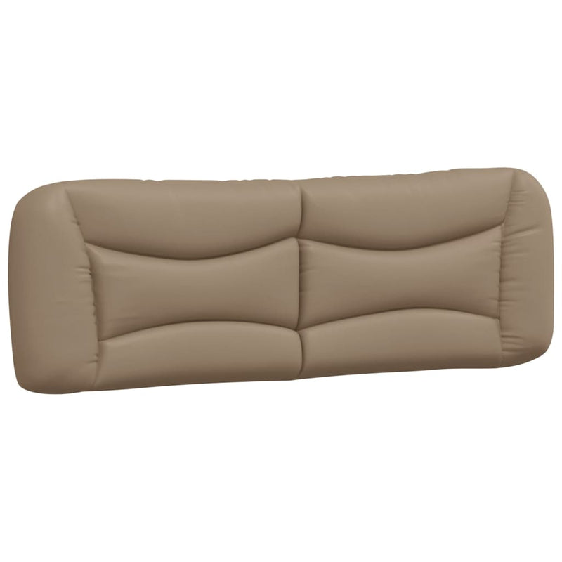 vidaXL cappuccino színű műbőr fejtámla párna 160 cm