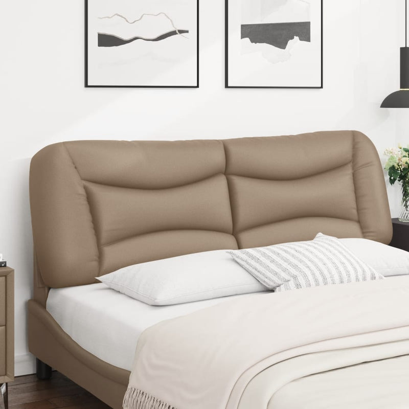 vidaXL cappuccino színű műbőr fejtámla párna 160 cm