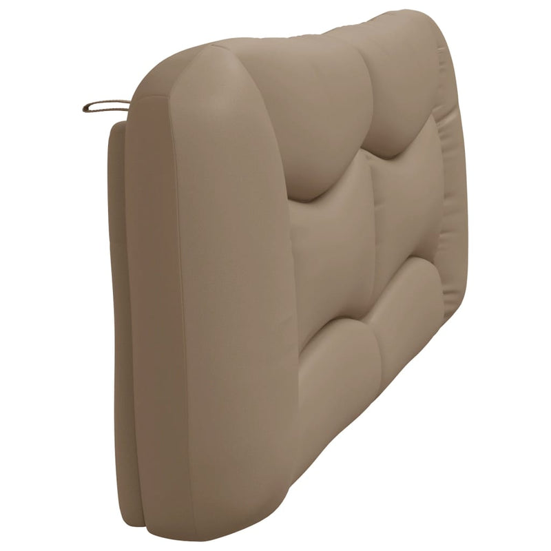 vidaXL cappuccino színű műbőr fejtámla párna 200 cm