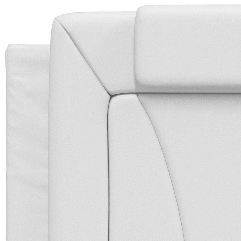 vidaXL fehér műbőr fejtámla párna 90 cm