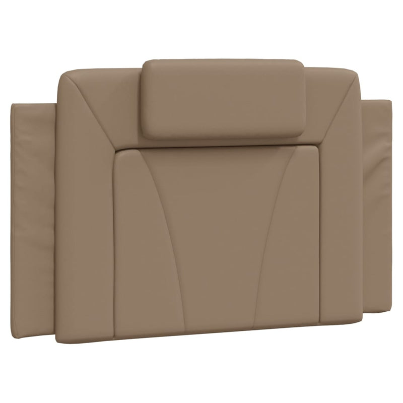 vidaXL cappuccino színű műbőr fejtámla párna 90 cm