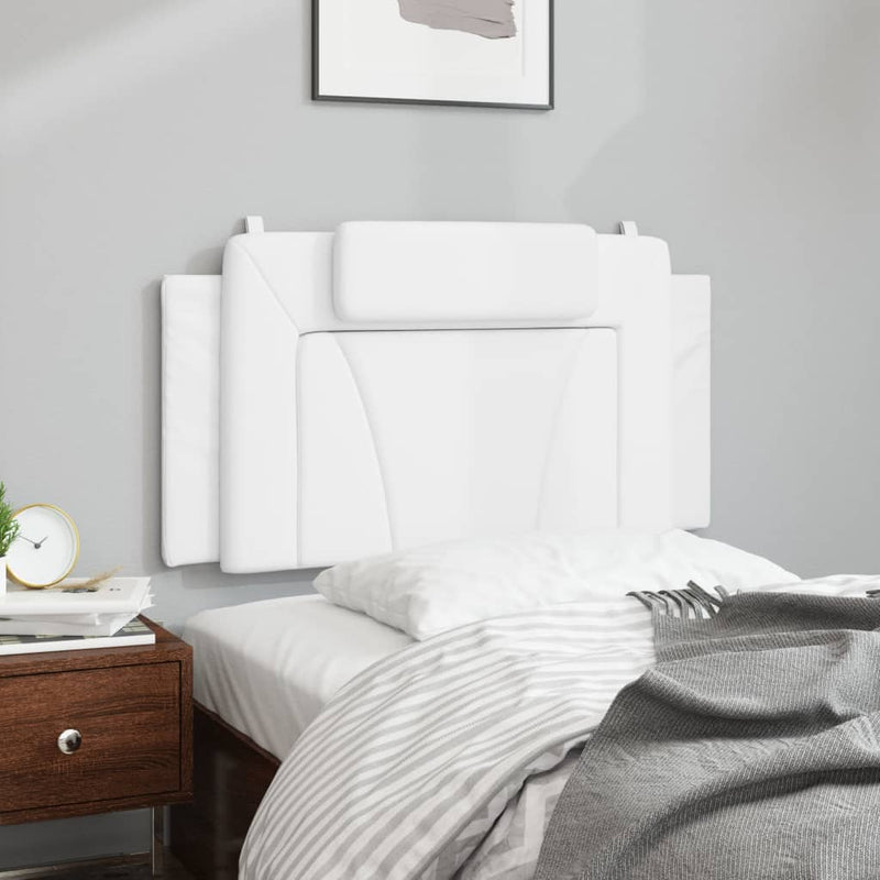 vidaXL fehér műbőr fejtámla párna 100 cm