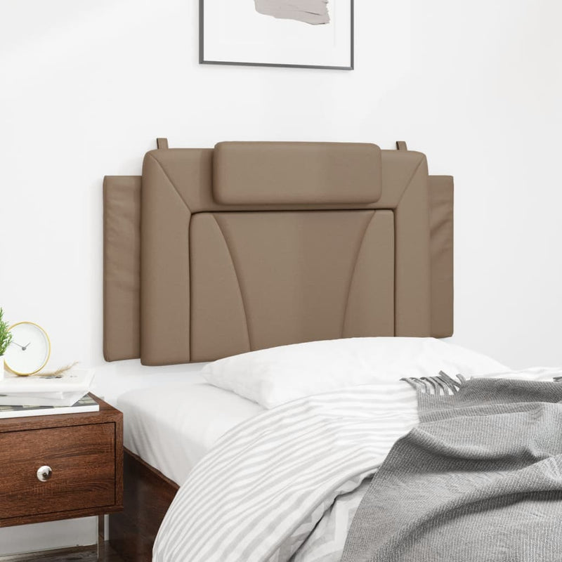 vidaXL cappuccino színű műbőr fejtámla párna 100 cm