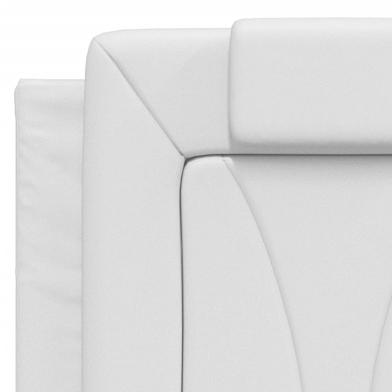 vidaXL fehér műbőr fejtámla párna 120 cm