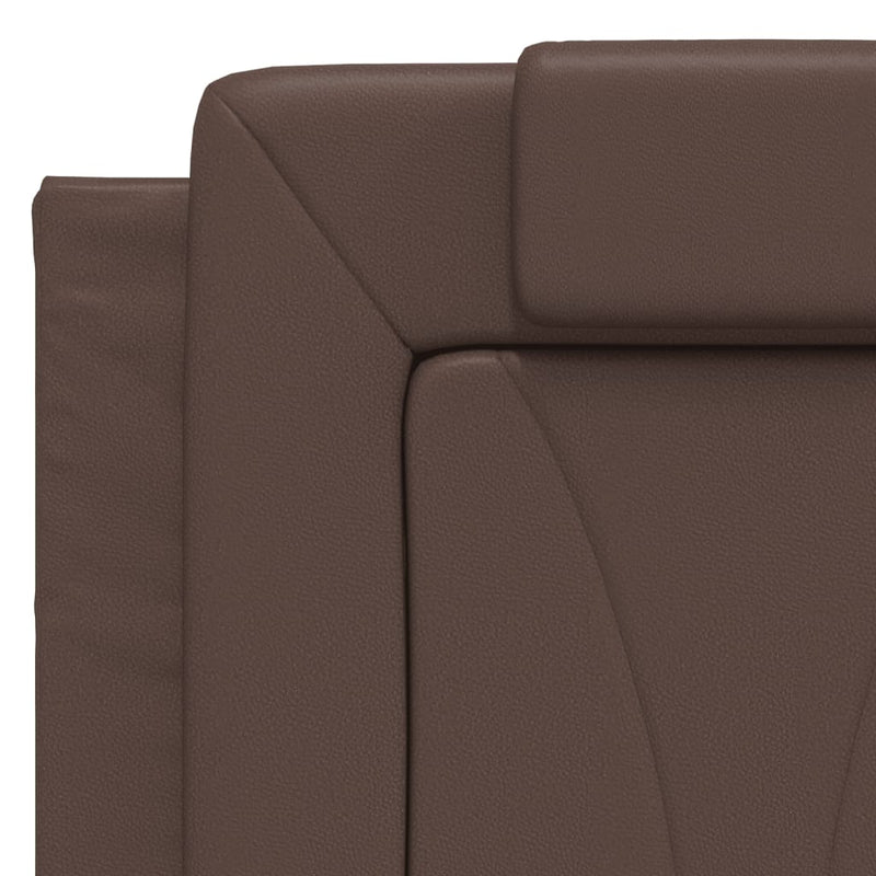 vidaXL barna műbőr fejtámla párna 120 cm