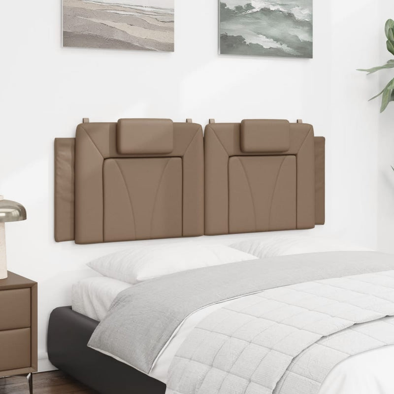 vidaXL cappuccino színű műbőr fejtámla párna 120 cm