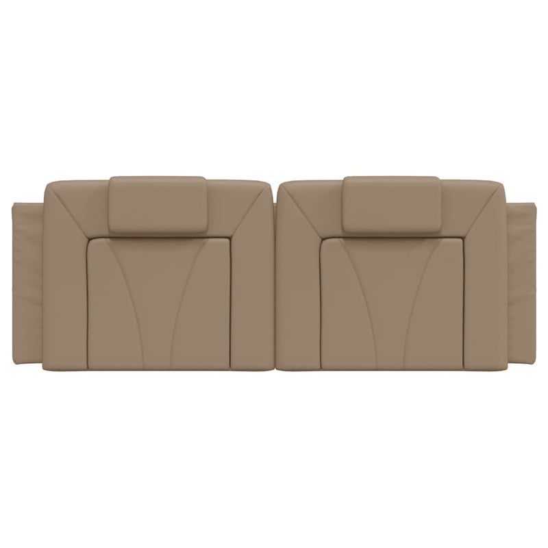 vidaXL cappuccino színű műbőr fejtámla párna 120 cm